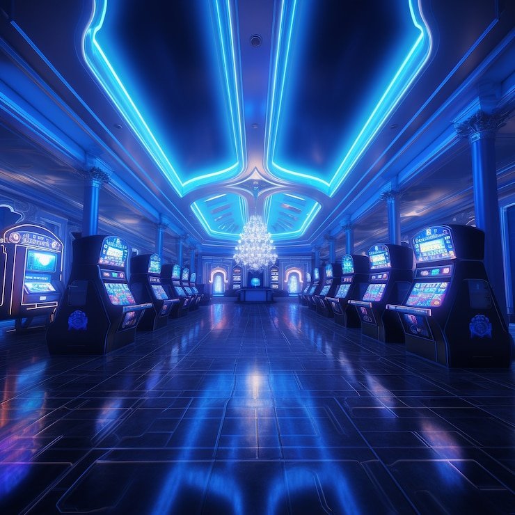 Tampilan mobile berkahpoker bernuansa neon